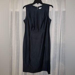 Denim look Calvin Klein size 8 dress